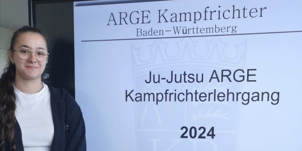 Sarah ist neue Ju-Jutsu Kampfrichterin